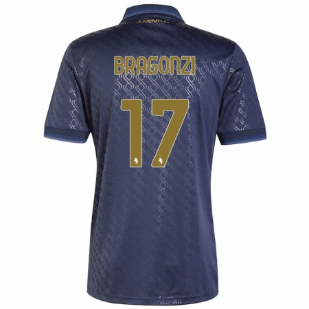 Kandiny Herren Asia Bragonzi #17 Marineblau Ausweichtrikot Trikot 2024/25 T-Shirt Österreich