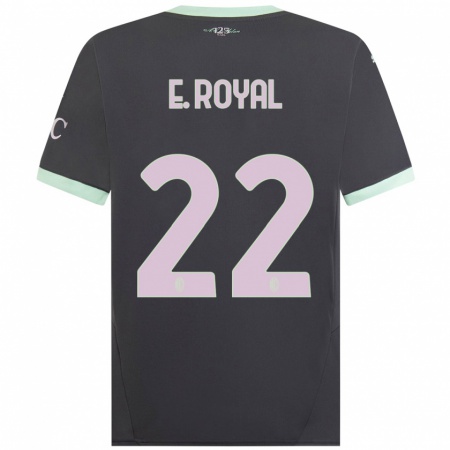 Kandiny Heren Emerson Royal #22 Grijs Thuisshirt Derde Tenue 2024/25 T-Shirt