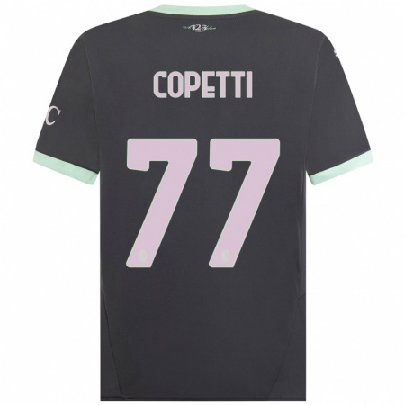 Kandiny Heren Matilde Copetti #77 Grijs Thuisshirt Derde Tenue 2024/25 T-Shirt