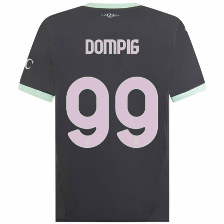 Kandiny Heren Chanté Dompig #99 Grijs Thuisshirt Derde Tenue 2024/25 T-Shirt