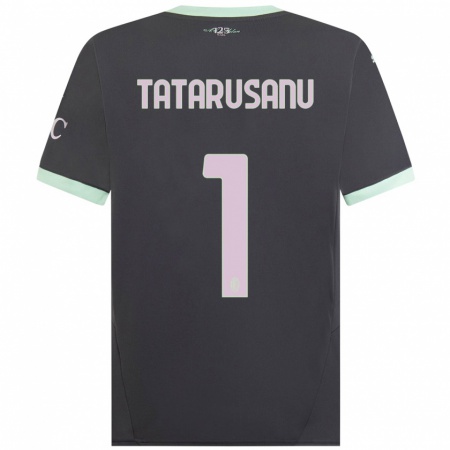 Kandiny Heren Ciprian Tatarusanu #1 Grijs Thuisshirt Derde Tenue 2024/25 T-Shirt