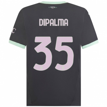 Kandiny Heren Matteo Dipalma #35 Grijs Thuisshirt Derde Tenue 2024/25 T-Shirt