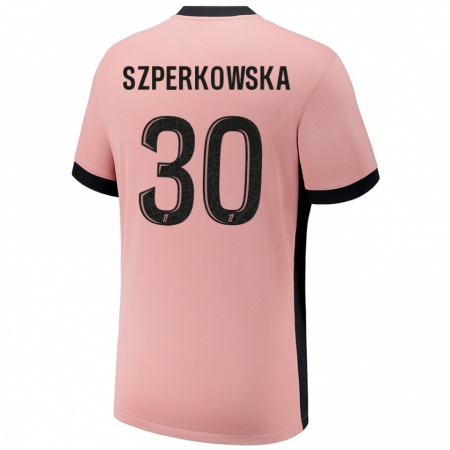 Kandiny Heren Oliwia Szperkowska #30 Roestroze Thuisshirt Derde Tenue 2024/25 T-Shirt