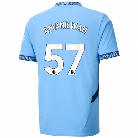 Kandiny Dames Yeboah Amankwah #57 Marineblauw Thuisshirt Thuistenue 2024/25 T-Shirt