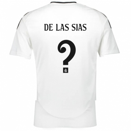 Kandiny Dames Marcos De Las Sias #0 Wit Thuisshirt Thuistenue 2024/25 T-Shirt