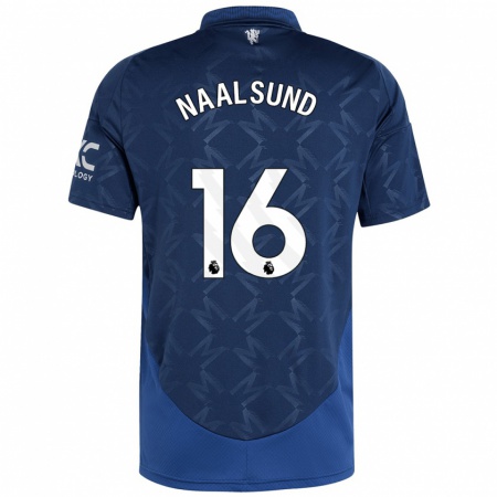 Kandiny Donna Maglia Lisa Naalsund #16 Indaco Kit Gara Away 2024/25 Maglietta