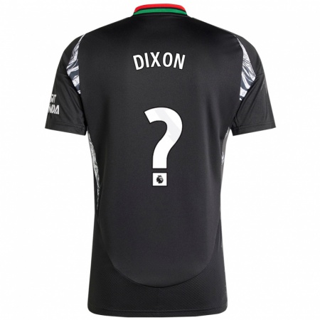 Kandiny Donna Maglia Danny Dixon #0 Nero Kit Gara Away 2024/25 Maglietta