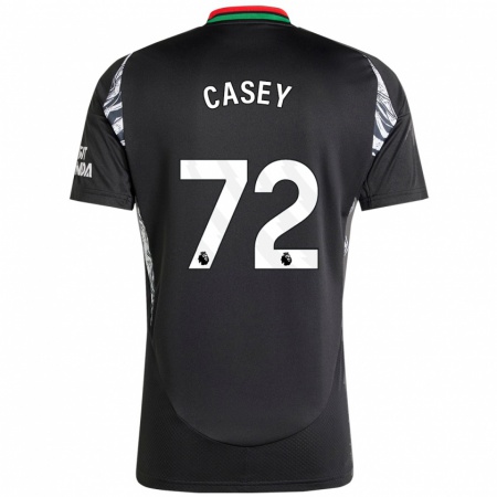 Kandiny Dames Dan Casey #72 Zwart Uitshirt Uittenue 2024/25 T-Shirt