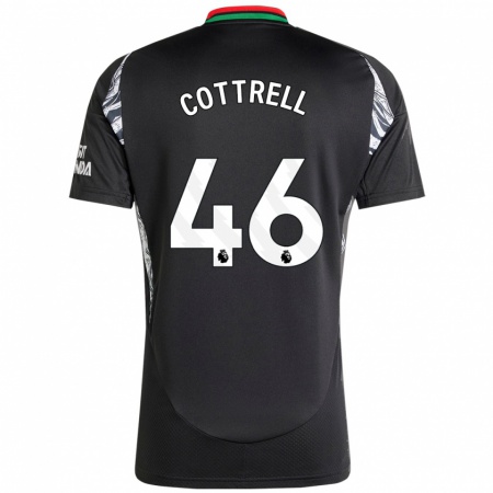 Kandiny Dames Ben Cottrell #46 Zwart Uitshirt Uittenue 2024/25 T-Shirt