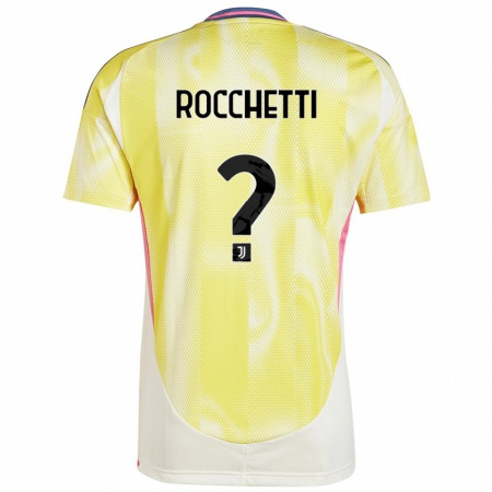 Kandiny Dames Edoardo Rocchetti #0 Zonnig Geel Uitshirt Uittenue 2024/25 T-Shirt