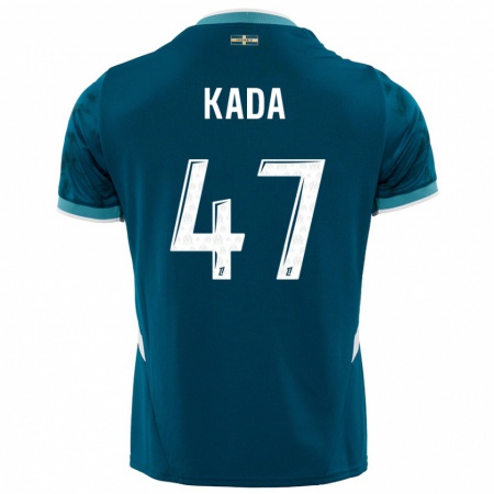 Kandiny Dames Joakim Kada #47 Turkoois Blauw Uitshirt Uittenue 2024/25 T-Shirt