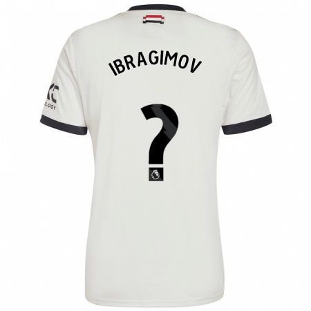 Kandiny Mujer Camiseta Amir Ibragimov #0 Blanquecino Equipación Tercera 2024/25 La Camisa México