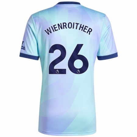 Kandiny Damen Laura Wienroither #26 Aquamarin Ausweichtrikot Trikot 2024/25 T-Shirt Österreich