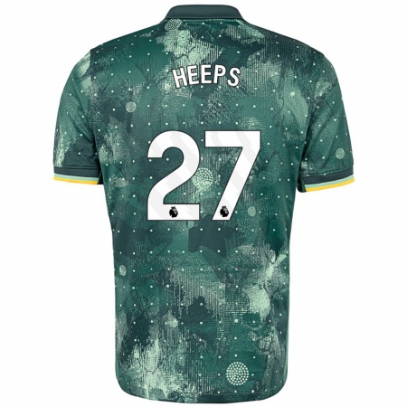 Kandiny Dames Eleanor Heeps #27 Muntgroen Thuisshirt Derde Tenue 2024/25 T-Shirt