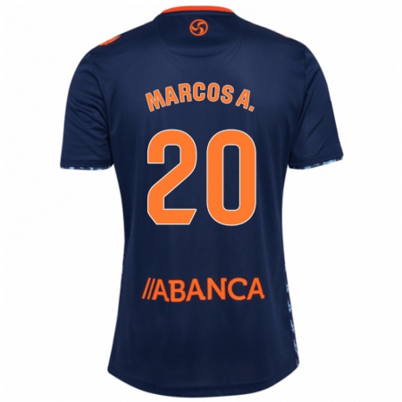 Kandiny Kinderen Marcos Alonso #20 Zwart Rood Uitshirt Uittenue 2024/25 T-Shirt