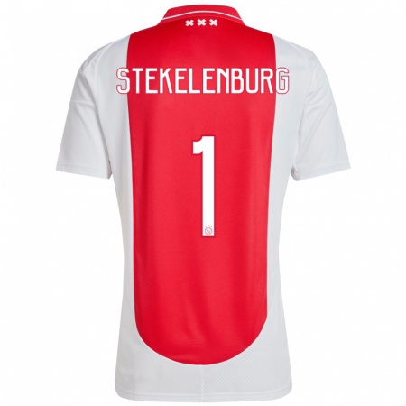 Kandiny Kinderen Maarten Stekelenburg #1 Rood Wit Thuisshirt Thuistenue 2024/25 T-Shirt