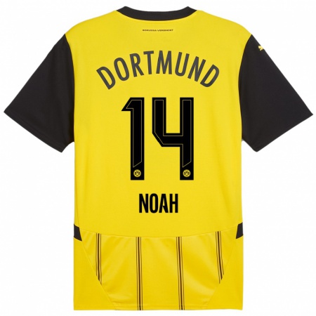 Kandiny Bambino Maglia Colin Noah Kleine-Bekel #14 Giallo Nero Kit Gara Home 2024/25 Maglietta