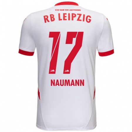 Kandiny Kinder Carlos Naumann #17 Weiß Rot Heimtrikot Trikot 2024/25 T-Shirt Österreich