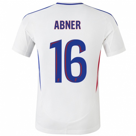 Kandiny Bambino Maglia Abner #16 Bianco Blu Kit Gara Home 2024/25 Maglietta