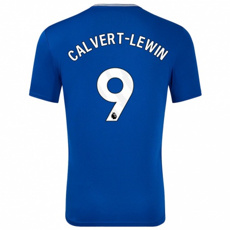 Kandiny Kinderen Dominic Calvert-Lewin #9 Blauw Met Thuisshirt Thuistenue 2024/25 T-Shirt