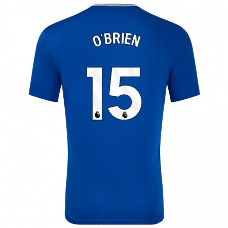 Kandiny Kinderen Jake O'brien #15 Blauw Met Thuisshirt Thuistenue 2024/25 T-Shirt