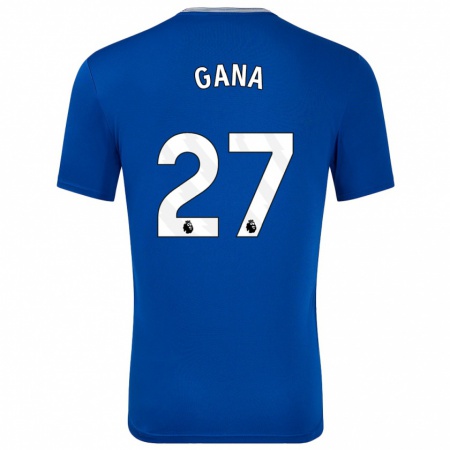 Kandiny Kinderen Idrissa Gueye #27 Blauw Met Thuisshirt Thuistenue 2024/25 T-Shirt