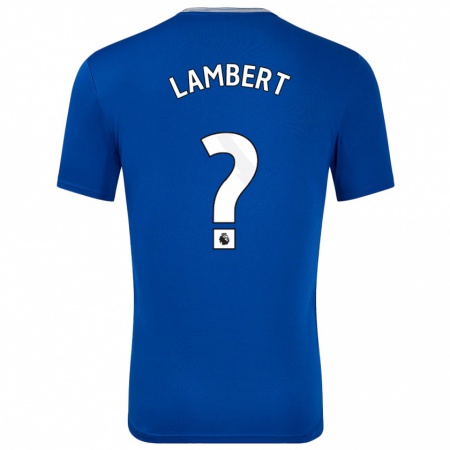 Kandiny Kinder Rocco Lambert #0 Blau Mit Heimtrikot Trikot 2024/25 T-Shirt Österreich