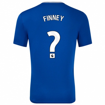 Kandiny Kinderen George Finney #0 Blauw Met Thuisshirt Thuistenue 2024/25 T-Shirt