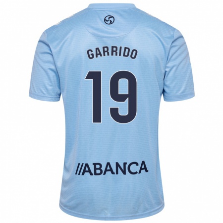 Kandiny Bambino Maglia Manu Garrido #19 Celeste Kit Gara Home 2024/25 Maglietta