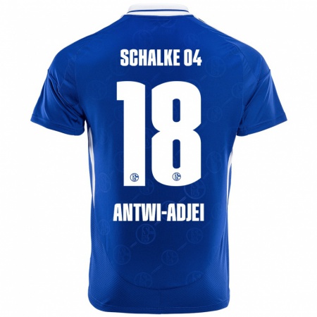 Kandiny Kinderen Christopher Antwi-Adjei #18 Koningsblauw Thuisshirt Thuistenue 2024/25 T-Shirt