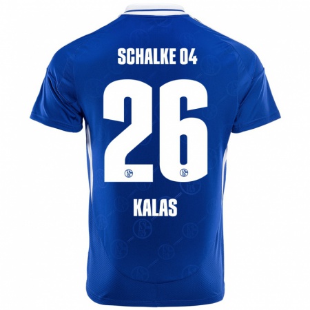 Kandiny Kinderen Tomas Kalas #26 Koningsblauw Thuisshirt Thuistenue 2024/25 T-Shirt