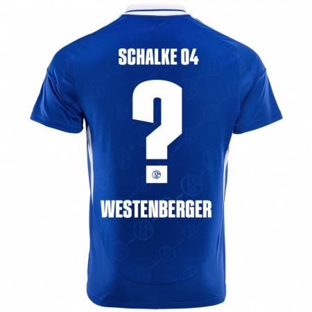 Kandiny Kinder Noel Westenberger #0 Königsblau Heimtrikot Trikot 2024/25 T-Shirt Österreich