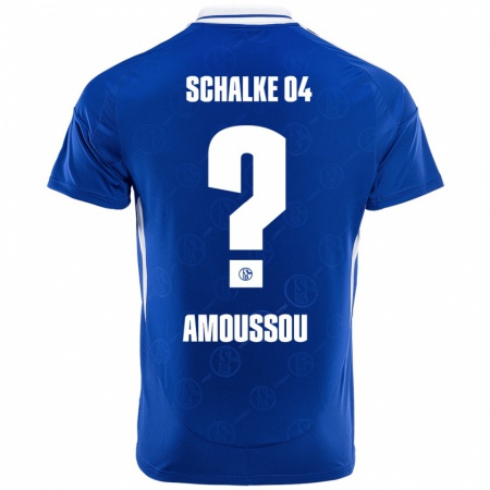 Kandiny Kinderen Zaid Amoussou #0 Koningsblauw Thuisshirt Thuistenue 2024/25 T-Shirt