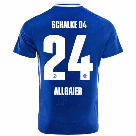 Kandiny Kinderen Felix Allgaier #24 Koningsblauw Thuisshirt Thuistenue 2024/25 T-Shirt