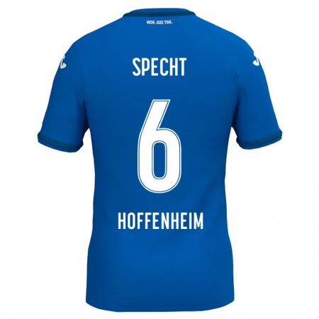 Kandiny Kinder Michaela Specht #6 Königsblau Heimtrikot Trikot 2024/25 T-Shirt Österreich