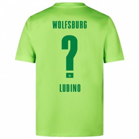 Kandiny Kinderen Francesco Lubino #0 Fluorescerend Groen Thuisshirt Thuistenue 2024/25 T-Shirt