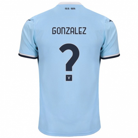 Kandiny Kinderen Diego González #0 Blauw Thuisshirt Thuistenue 2024/25 T-Shirt