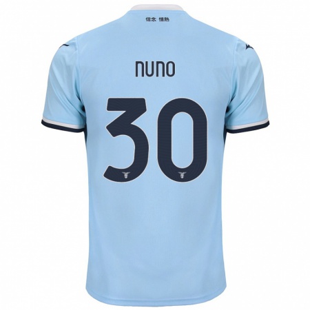 Kandiny Kinderen Nuno Tavares #30 Blauw Thuisshirt Thuistenue 2024/25 T-Shirt