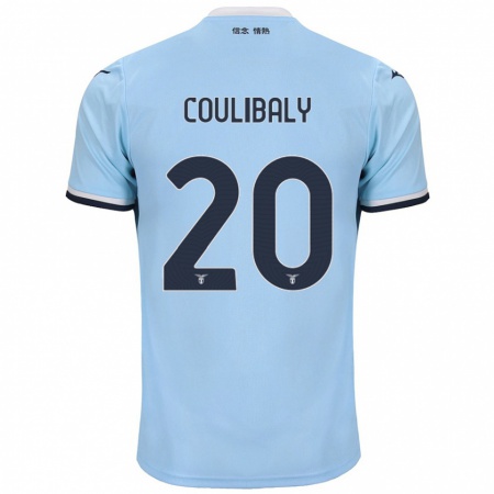 Kandiny Kinderen Larsson Coulibaly #20 Blauw Thuisshirt Thuistenue 2024/25 T-Shirt