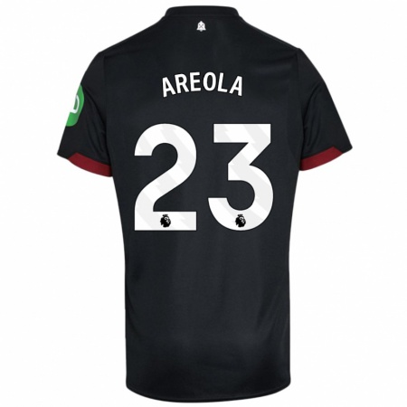 Kandiny Kinderen Alphonse Areola #23 Zwart Wit Uitshirt Uittenue 2024/25 T-Shirt