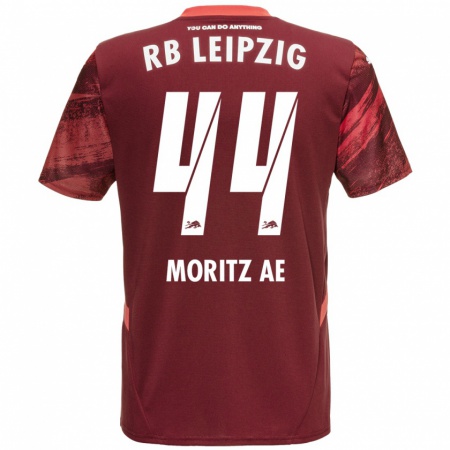 Kandiny Kinderen Moritz Aé #44 Bordeauxrood Uitshirt Uittenue 2024/25 T-Shirt