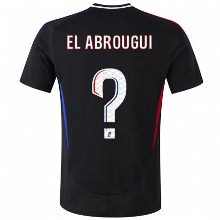 Kandiny Kinder Wassim El Abrougui #0 Schwarz Auswärtstrikot Trikot 2024/25 T-Shirt Österreich