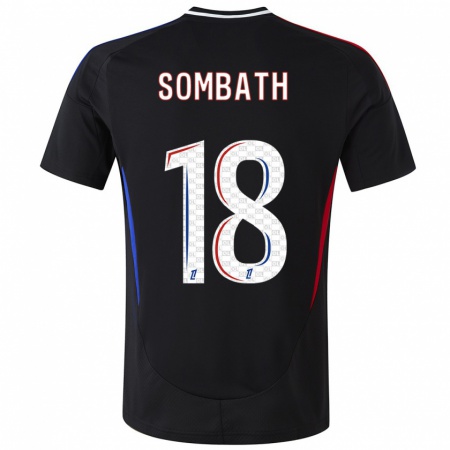 Kandiny Bambino Maglia Alice Sombath #18 Nero Kit Gara Away 2024/25 Maglietta