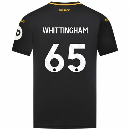 Kandiny Kinderen Matthew Whittingham #65 Zwart Uitshirt Uittenue 2024/25 T-Shirt