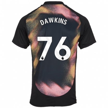 Kandiny Kinder Kartell Dawkins #76 Schwarz Weiß Auswärtstrikot Trikot 2024/25 T-Shirt Österreich