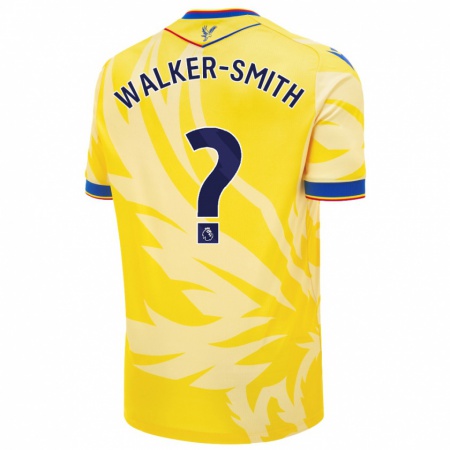 Kandiny Bambino Maglia Charlie Walker-Smith #0 Giallo Kit Gara Away 2024/25 Maglietta