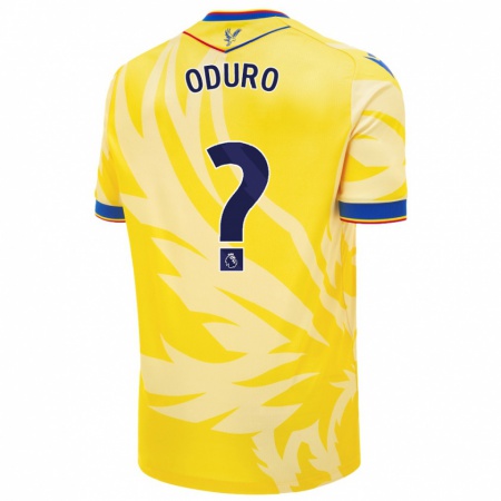 KandinyキッズStuart Oduro#0黄アウェイシャツ2024/25ジャージーユニフォーム