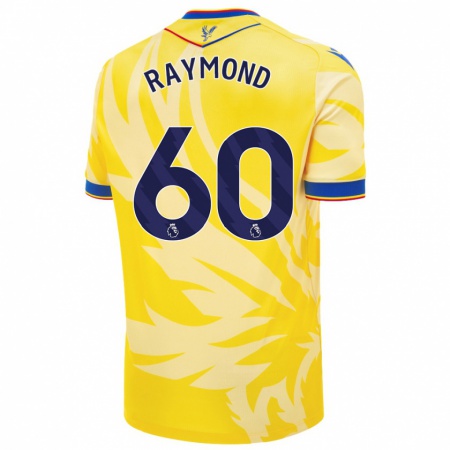 Kandiny Kinderen Jadan Raymond #60 Geel Uitshirt Uittenue 2024/25 T-Shirt