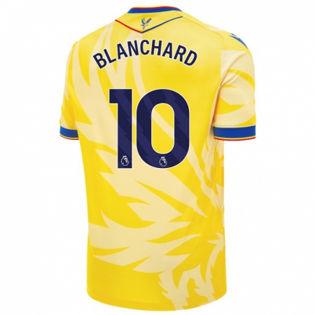 Kandiny Bambino Maglia Annabel Blanchard #10 Giallo Kit Gara Away 2024/25 Maglietta