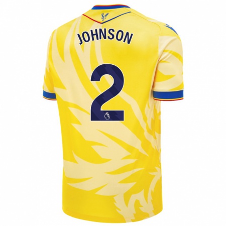 Kandiny Bambino Maglia Annabel Johnson #2 Giallo Kit Gara Away 2024/25 Maglietta